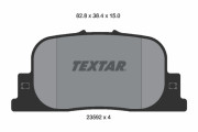 2359201 Sada brzdových platničiek kotúčovej brzdy TEXTAR