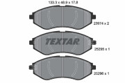 2397406 Sada brzdových platničiek kotúčovej brzdy epad TEXTAR