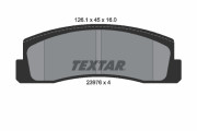 2397601 Sada brzdových platničiek kotúčovej brzdy TEXTAR