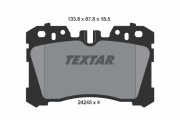 2424501 Sada brzdových platničiek kotúčovej brzdy TEXTAR