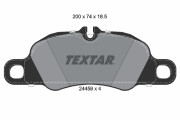 2445902 Sada brzdových platničiek kotúčovej brzdy TEXTAR