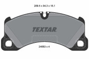 2455301 Sada brzdových platničiek kotúčovej brzdy TEXTAR