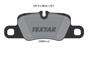 2455404 Sada brzdových platničiek kotúčovej brzdy TEXTAR