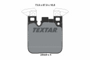 2502901 Sada brzdových platničiek kotúčovej brzdy TEXTAR