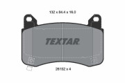 2615201 Sada brzdových platničiek kotúčovej brzdy epad TEXTAR