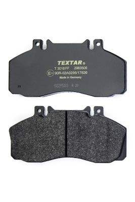 2983506 Sada brzdových platničiek kotúčovej brzdy TEXTAR
