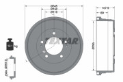 94040000 Brzdový bubon TEXTAR