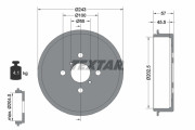 94045200 Brzdový bubon TEXTAR