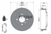 94048000 Brzdový bubon TEXTAR