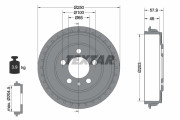 94048200 Brzdový bubon TEXTAR