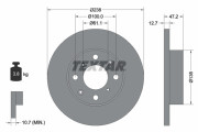 92070500 Brzdový kotúč TEXTAR