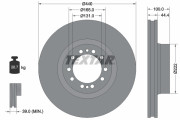 93086000 Brzdový kotúč TEXTAR