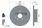 92144003 Brzdový kotúč Shoe Kit Pro TEXTAR