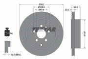 92162803 Brzdový kotúč Shoe Kit Pro TEXTAR