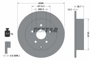 92164803 Brzdový kotúč Shoe Kit Pro TEXTAR