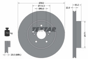 92180403 Brzdový kotúč Shoe Kit Pro TEXTAR