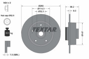 92195903 Brzdový kotúč Shoe Kit Pro TEXTAR