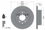 92203103 Brzdový kotúč Shoe Kit Pro TEXTAR