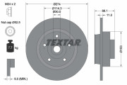 92232603 Brzdový kotúč Shoe Kit Pro TEXTAR