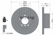 92261903 Brzdový kotúč Shoe Kit Pro TEXTAR