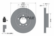 92269003 Brzdový kotúč Shoe Kit Pro TEXTAR