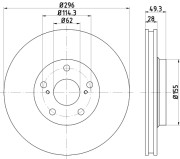 92285103 Brzdový kotúč Shoe Kit Pro TEXTAR