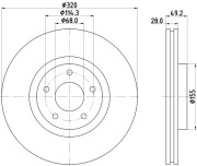 92321603 Brzdový kotúč Shoe Kit Pro TEXTAR