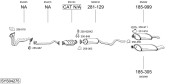 SYS04275 Výfukový systém BOSAL