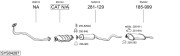 SYS04287 Výfukový systém BOSAL