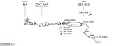 SYS05013 Výfukový systém BOSAL