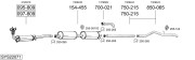 SYS22071 Výfukový systém BOSAL