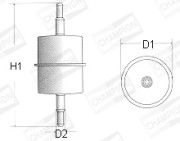 L101/606 Palivový filter CHAMPION