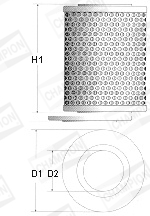 X107/606 Olejový filter CHAMPION