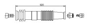 13310A5 Pripájací konektor zapaľovacej sviečky BREMI