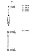 997 Sada zapaľovacích káblov BREMI