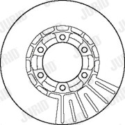 561485J Brzdový kotúč JURID