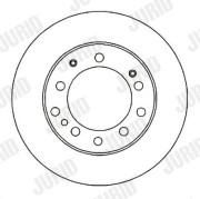 561805J Brzdový kotúč JURID