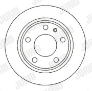 561989J Brzdový kotúč JURID