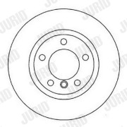 562010J Brzdový kotúč JURID