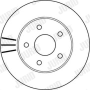 562147JC Brzdový kotúč JURID