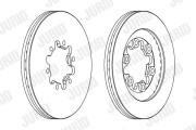 563060JC Brzdový kotúč JURID