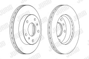 563077JC Brzdový kotúč JURID