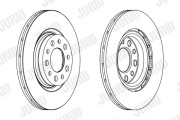 563085JC Brzdový kotúč JURID