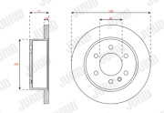563673J Brzdový kotúč JURID