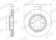 563698JC Brzdový kotúč JURID