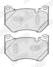 574041J Sada brzdových platničiek kotúčovej brzdy JURID