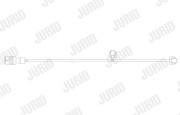 581510 Výstrażný kontakt opotrebenia brzdového oblożenia JURID