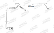 FAI169 Výstrażný kontakt opotrebenia brzdového oblożenia JURID