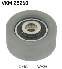 VKM 25260 Obehová/vodiaca kladka ozubeného remeňa SKF