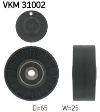 VKM 31002 Vratná/vodiaca kladka rebrovaného klinového remeňa SKF